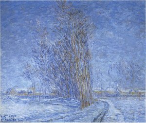 Landscape In Snow — Gustave Loiseau