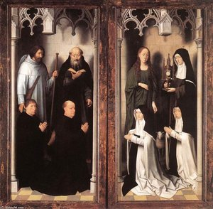 Jeesuse Kristuse Altarpiirkond (suletud) — Hans Memling