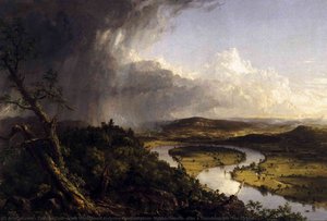 View From Mount Holyoke, Northamptom, Massachusetts, After A Thunderstorm (the Oxbow) — Thomas Cole