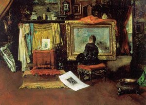 The Tenth Street Studio — William Merritt Chase, Impressionism