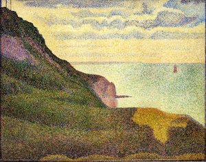 Port-en-bessin, The Semaphore And Cliffs