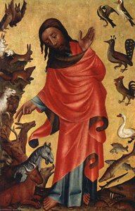 Creation Of The Animals, Panel From Grabow Altarpiece — Master Bertram