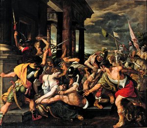 Delilah’s Betrayal And Samson’s Imprisonment By The Philistines — Joos Van Winghe