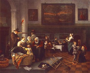 The Christening — Jan Havickszoon Steen