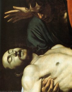 The Entombment (detail) — Caravaggio