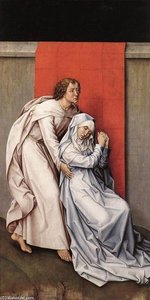 Crucifixion Diptych (left Panel) — Rogier Van Der Weyden