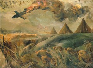 Battle Of London Royal Marine Anti Aircraft Gunners Bring Down A Flying Bomb — Λέσλι Κόλ
