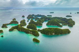Aerial View Of Seventy Islands, Palau — Angelo Chiacchio