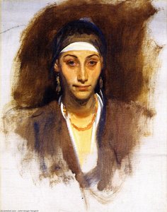 Egyptian Woman With Earrings — John Singer Sargent