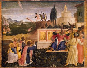 Saint Cosmas And Saint Damian Salvaged — Fra Angelico