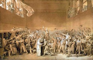 The Oath Of The Tennis Court — Jacques-louis David
