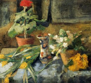 Nature Morte Au Geranium