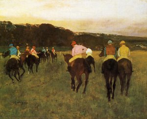 Race Horses At Longchamp — Edgar Degas