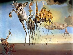 The Temptation Of Saint Anthony — Salvador Dalí