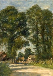 Lane Near Burton, Dorset — Arthur George Bell