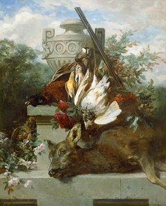 Hunting Still Life With Birds — Jean Baptiste Robie