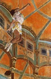 Miss La La At The Cirque Fernando — Edgar Degas