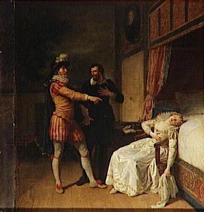 Gabrielle D'estrées Évanouie En Présence D'henri Iv Menaçant Et De Sully — Франсуа-андре Венсан
