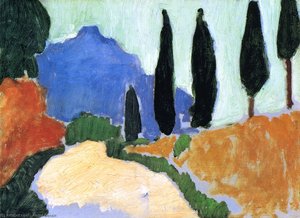 Cypresses — André Derain
