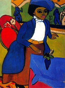 Portrait Of A Woman (frauenbildnis) — Ernst Ludwig Kirchner