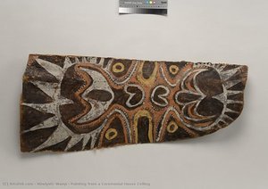 Painting From A Ceremonial House Ceiling — Abwiyeti, Wanyi
