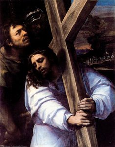 Jesus And The Cross — Sebastiano Del Piombo