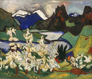 Apple Blossoms, Norheimsund, Hardanger — William H. Johnson