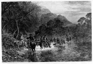 Rob Roy At The Ford — Samuel Bough