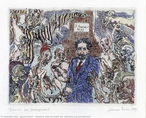 Demons Who Torment Me (démons Me Turlupinant) — James Ensor
