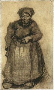 Balra Emelt Karú Nő — Vincent Willem Van Gogh