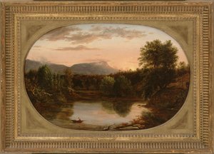 View Of Catskill Creek (formerly Distant View Of Roundtop) — Thomas Cole