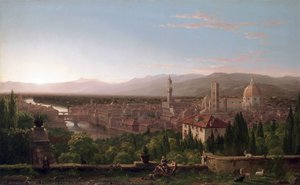 View Of Florence From San Miniato — Thomas Cole
