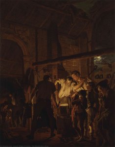 The Blacksmith's Shop — Joseph Wright Of Derby