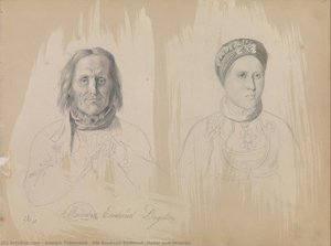 Pål Knutsen Enderud, Uvdal And Woman — Adolph Tidemand