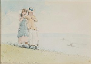 Due Ragazze Sulla Collina — Winslow Homer