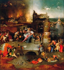 Triptych Of Temptation Of St Anthony (central Panel)