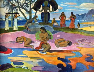 Mahana No Atua (day Of God) — Eugène Henri Paul Gauguin