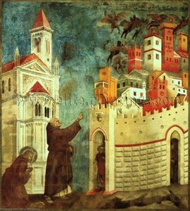 De Geestverdondering Van Arezzo — Giotto Di Bondone