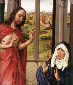Miraflores Altarpiece (detail) — Rogier Van Der Weyden