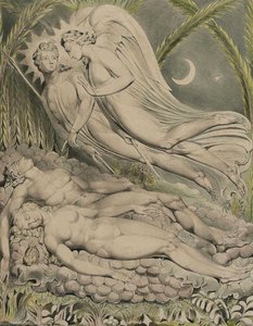 Adam And Eve Sleeping — William Blake