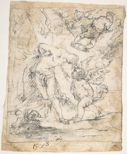 Angels Ministering To St. Sebastian — Alonzo Cano