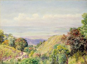 View Over Kingston And Port Royal From Craighton, Jamaica — Мариан Норт, Victorian Romantic Landscape