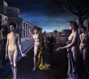 Dawn Of The Town — Paul Delvaux
