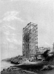 Britannia Bridge, Carnarvon Tower — George Hawkins