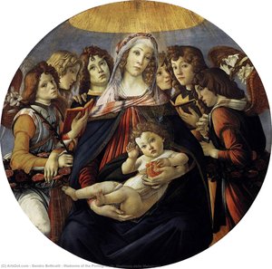 Η Μαδονα Της Πomegraná (madonna Della Melagrana) — Σάντρο Μποτicelli