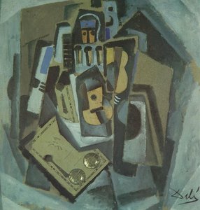 Pierrot And Guitar — Salvador Dalí