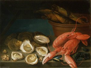 Still Life Of Lobsters, Etc — James Sillett