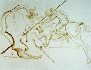 St. George Overpowering A Cello — Salvador Dalí, Surrealism