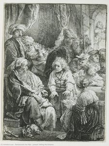 José Contando Sus Sueños — Rembrandt Van Rijn