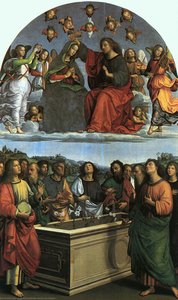 Coronation Of The Virgin (oddi Altarpiece), — Raphael